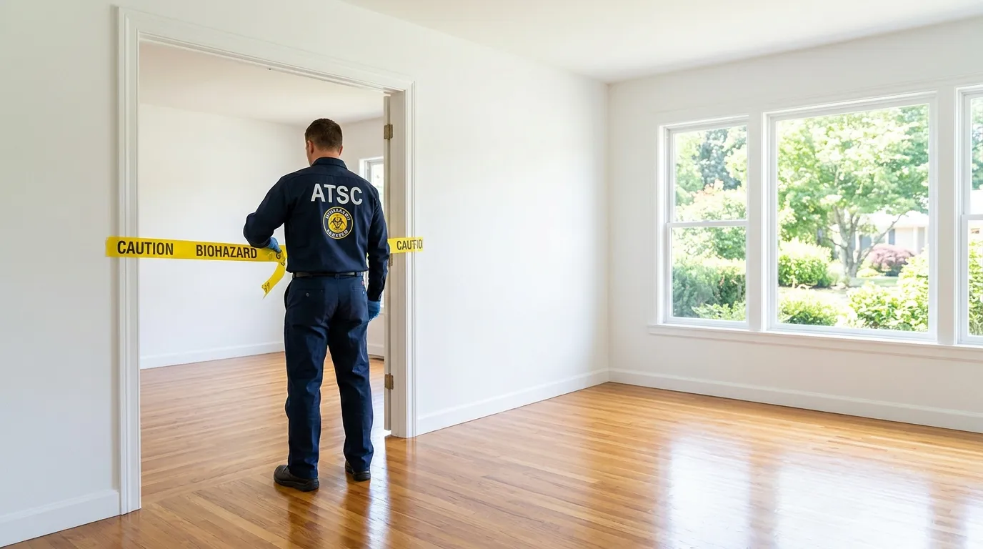 Certified biohazard cleanup crew performing Crime Scene Cleanup in Lodi
